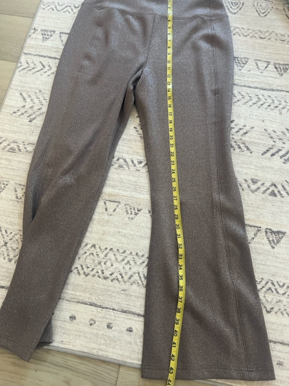 SPANX Taupe Zip-Front Hoodie and Pants with Matching Trim - Picture 12 of 13
